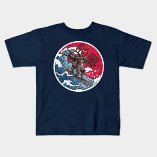 Great Surf Samurai Off Kanagawa Kids T-Shirt